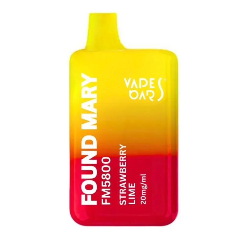 VAPES BARS Found Mary FM 5800 Puffs Disposable Rechargeable Vape in UAE - Strawberry Lime