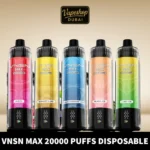 VNSN Max Shisha 20000 Puffs Disposable Vape 50mg in Dubai, UAE