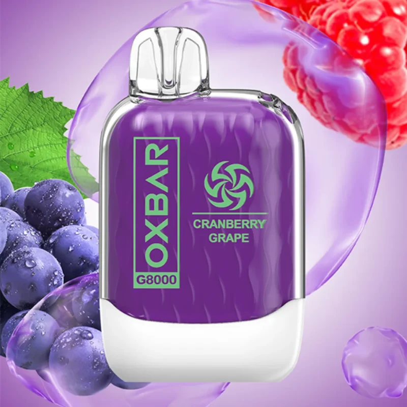 Cranberry Grape- OXBAR G8000 Disposable Vape 8000 Puffs 50mg in Duba