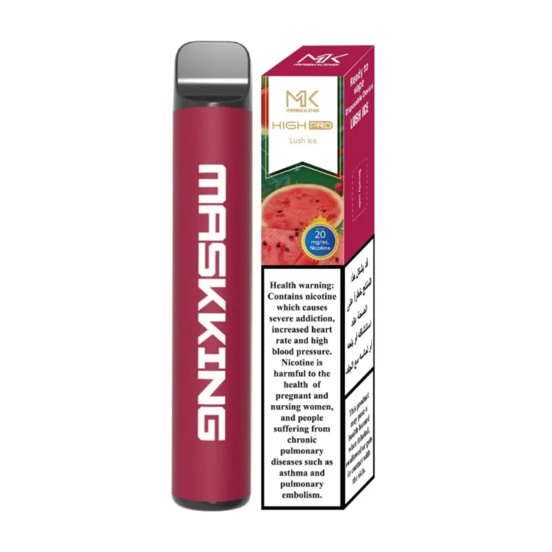 Maskking High PRO 1000 Puffs Disposable Vape 50mg in Dubai, UAE- Lush Ice