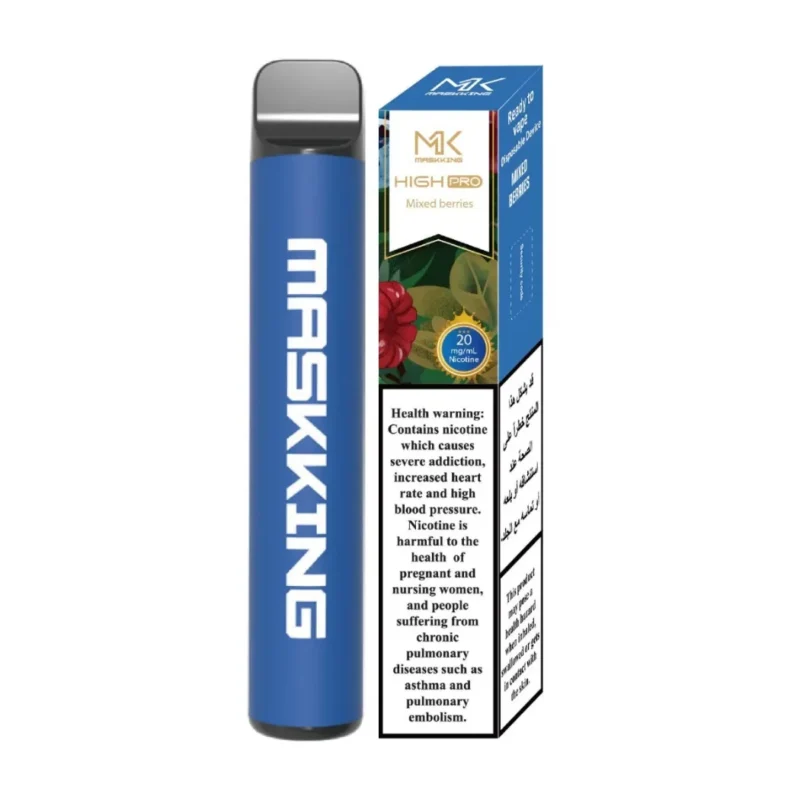 Maskking High PRO 1000 Puffs Disposable Vape 50mg in Dubai, UAE- Mixed Berries