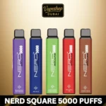 Nerd Square 5000 Puffs Disposable Vape 20mg in Dubai, UAE