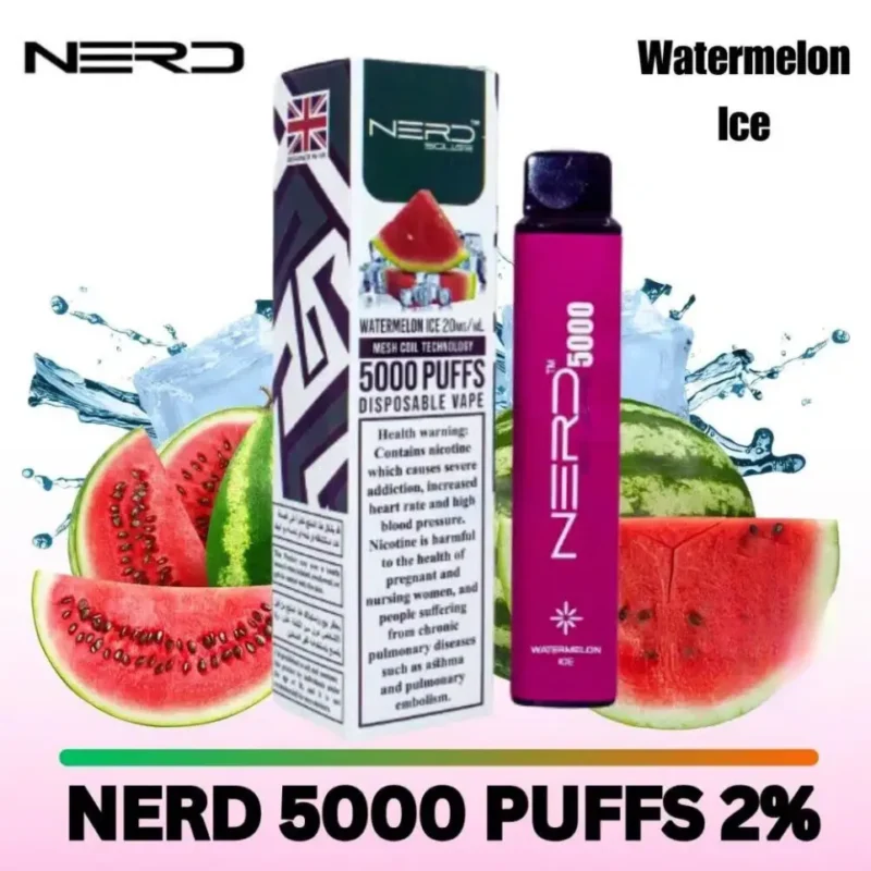 Nerd Square 5000 Puffs Disposable Vape 20mg in Dubai, UAE - Image 2