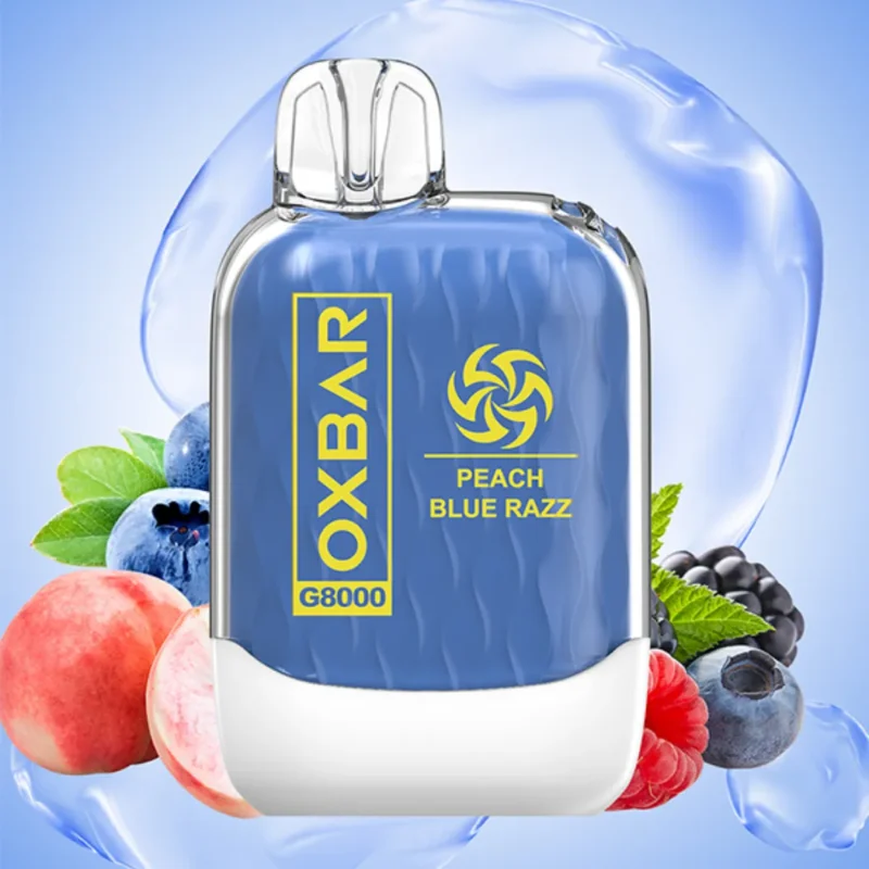 Peach Blue Razz - OXBAR G8000 Disposable Vape 8000 Puffs 50mg in Dubai, UAE