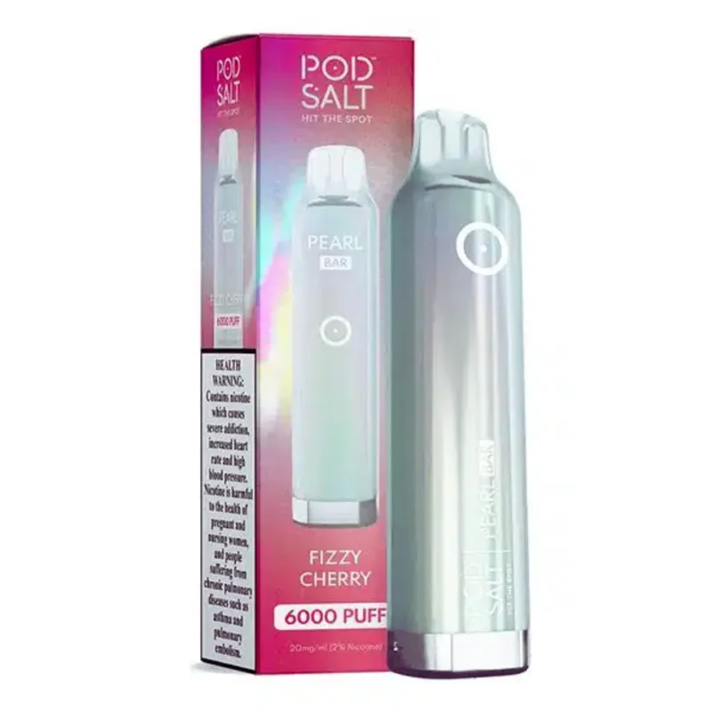 Pod Salt Pearl Bar 6000 Puffs 20mg_ml Disposable Vape in Dubai, UAE- Fizzy Cherry