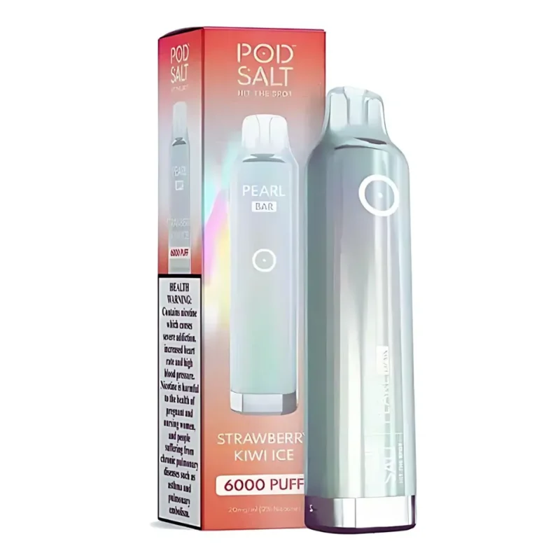Pod Salt Pearl Bar 6000 Puffs 20mg_ml Disposable Vape in Dubai, UAE- Strawberry kiwi Ice