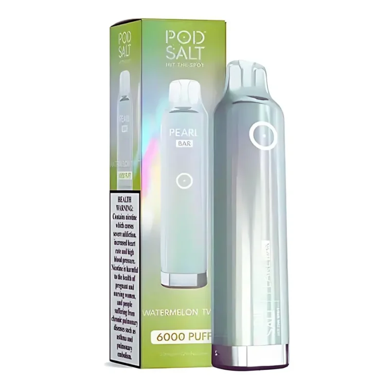 Pod Salt Pearl Bar 6000 Puffs 20mg_ml Disposable Vape in Dubai, UAE - Watermelon
