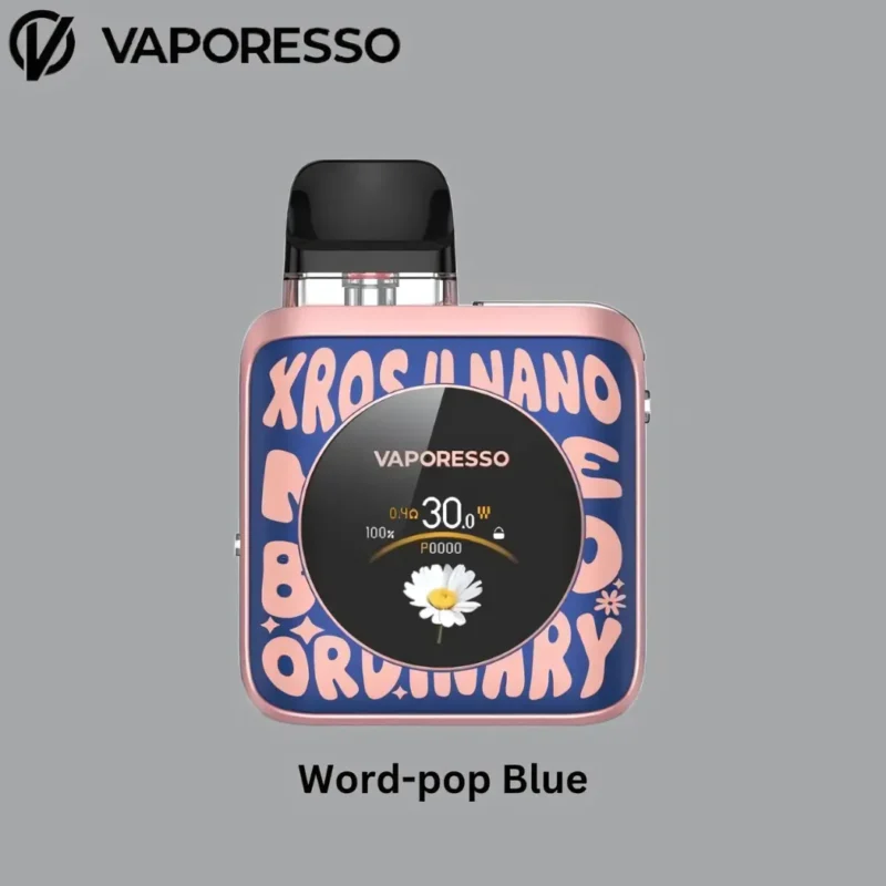 VAPORESSO XROS 4 Nano Pod System Kit in Dubai, UAE - World Pop Blue