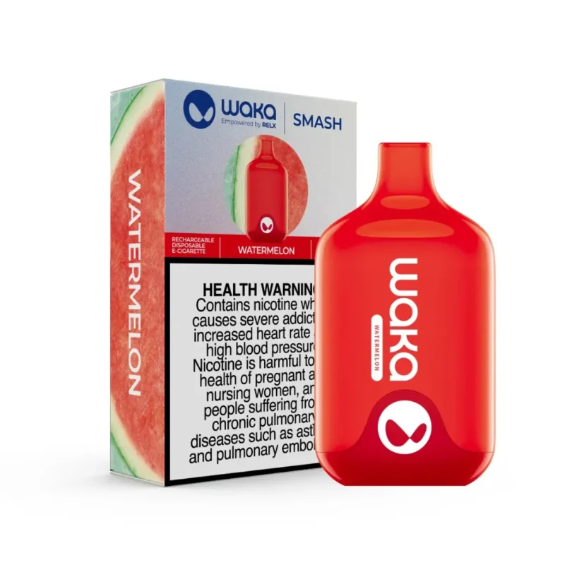 Watermelon - Waka Smash 5500 Puffs Disposable Vape 20 mg in Dubai, UAE