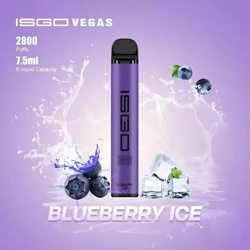 Blueberry Ice - ISGO Vegas 2800 Puffs Disposable Vape in Dubai, UAE