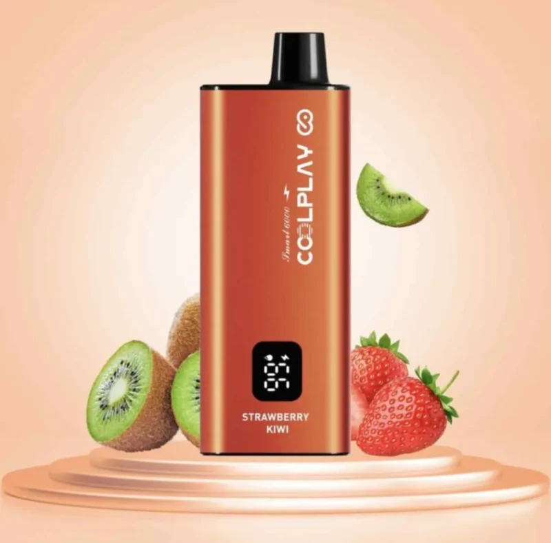 COOLPLAY Smart 6000 Puffs Disposable Vape in Dubai - Strawberry Kiwi