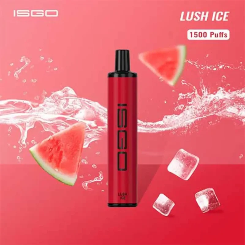 Lush Ice - ISGO Paris 1500 Puffs Disposable Vape in Dubai, UAE