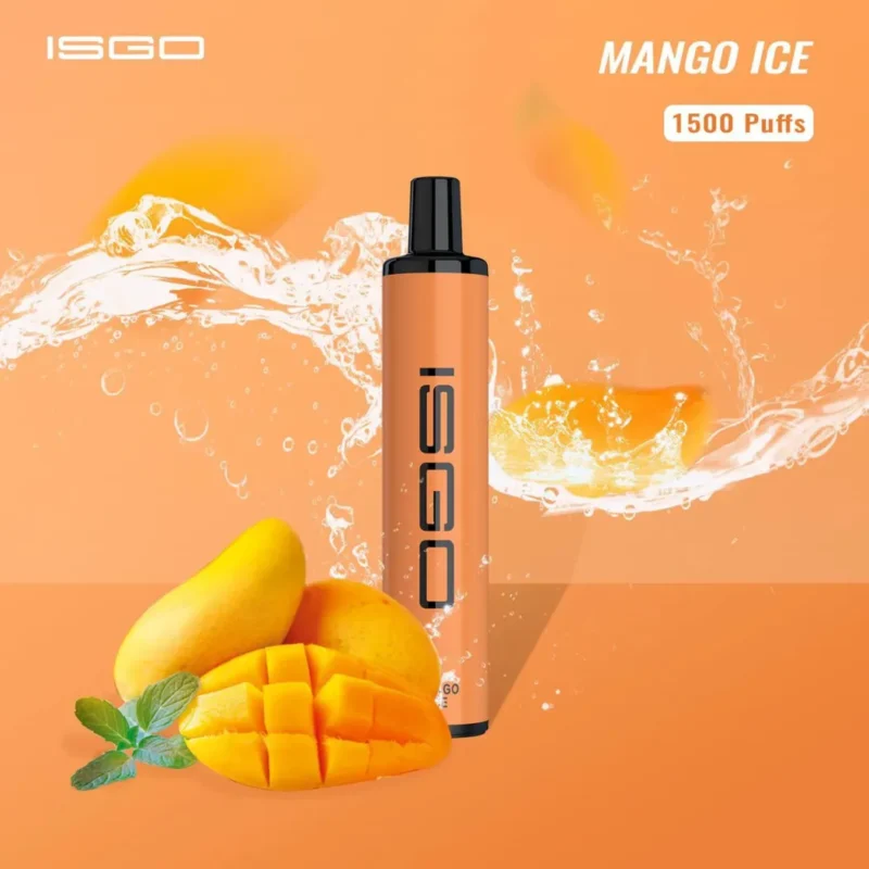 Mango Ice - ISGO Paris 1500 Puffs Disposable Vape in Dubai, UAE