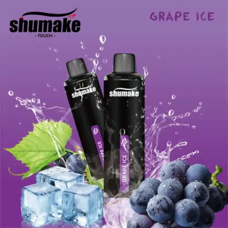 Shumake Touch 15000 Puffs Disposable Vape 20mg in Dubai, UAE - Grape Ice