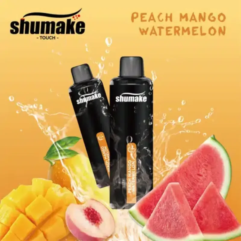 Shumake Touch 15000 Puffs Disposable Vape 20mg in Dubai, UAE - Peach Mango Watermelon