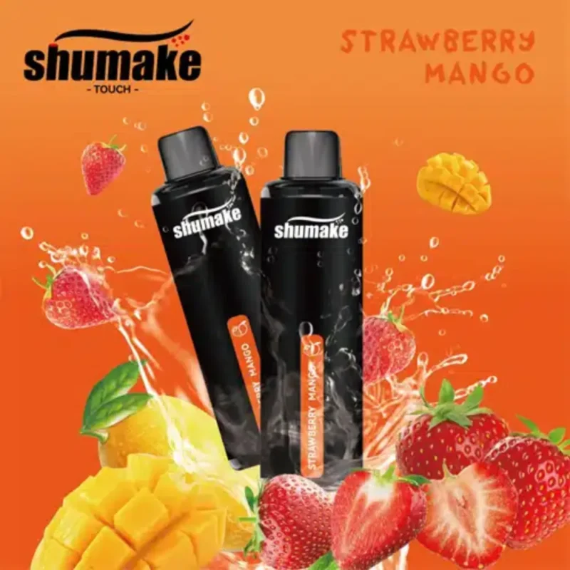 Shumake Touch 15000 Puffs Disposable Vape 20mg in Dubai, UAE - Strawberry Mango
