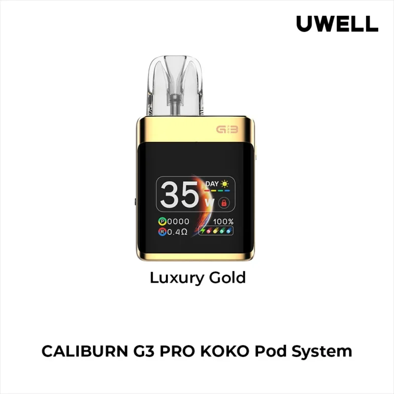 UWELL Caliburn G3 Pro Koko Pod System - Luxury Gold