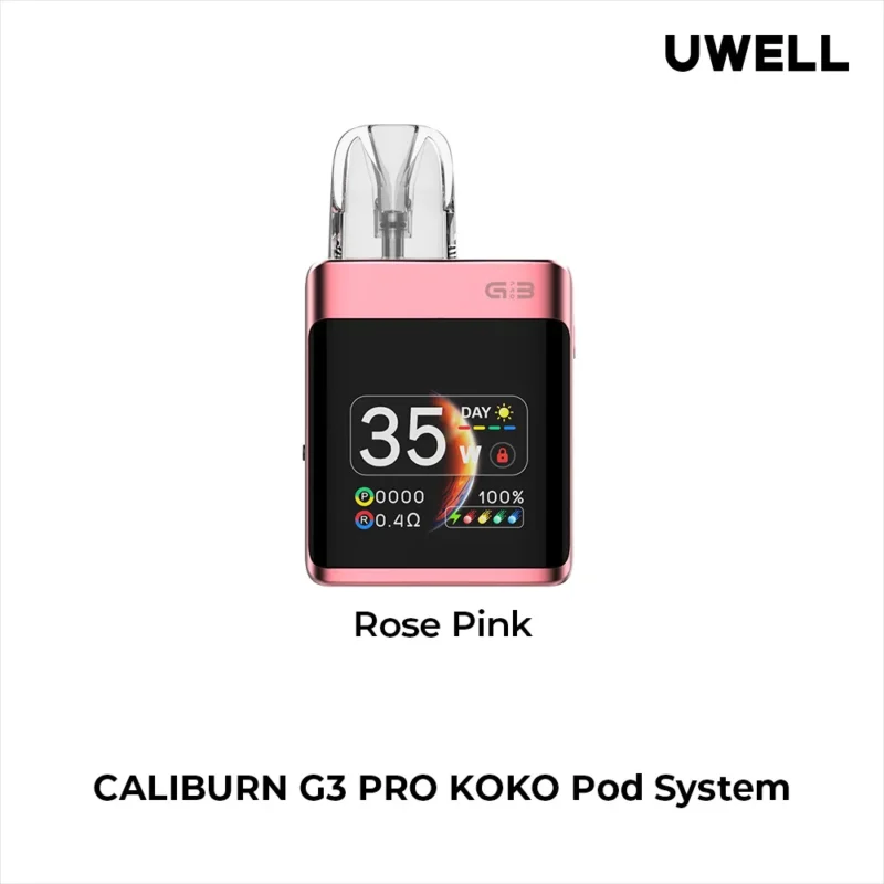 UWELL Caliburn G3 Pro Koko Pod System - Rose Pink