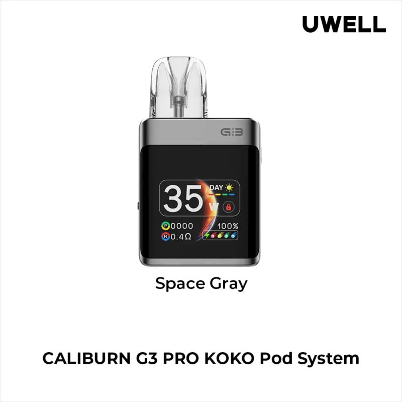 UWELL Caliburn G3 Pro Koko Pod System - Space Gray