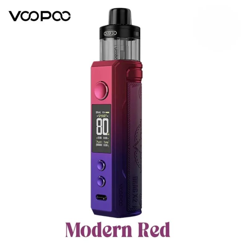 VOOPOO Drag X2 Pod System Kit 80W in Dubai, UAE- Modern Red