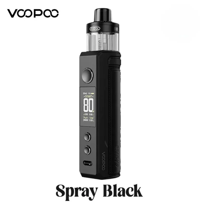 VOOPOO Drag X2 Pod System Kit 80W in Dubai, UAE - Spray Black