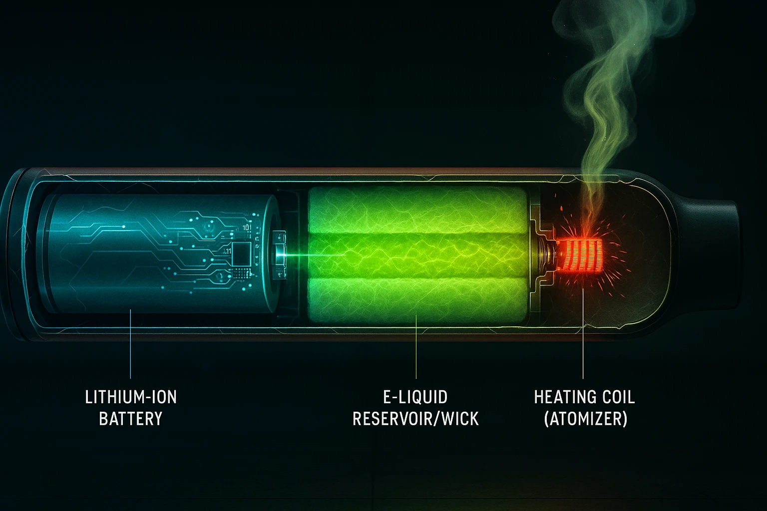 How disposable vape device works