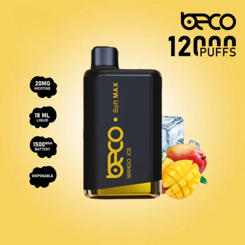 Mango Ice - Beco Soft Max 12000 Puffs Disposable Vape in Dubai, UAE