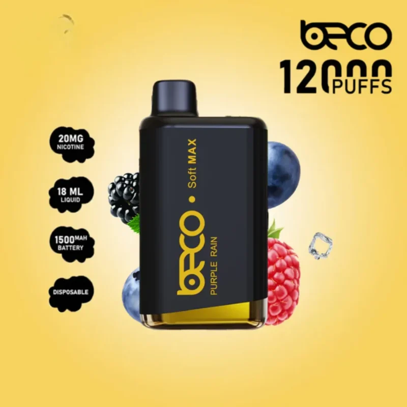 Purple Rain - Beco Soft Max 12000 Puffs Disposable Vape in Dubai, UAE