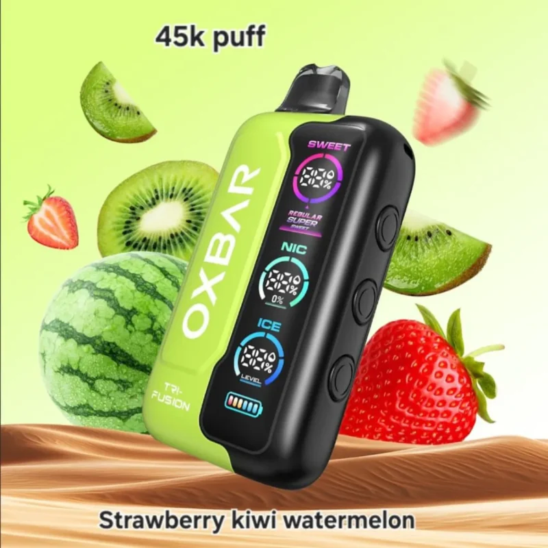 Strawberry Kiwi Watermelon - OXBAR TRI Fusion 45000 Disposable Vape in Dubai, UAE
