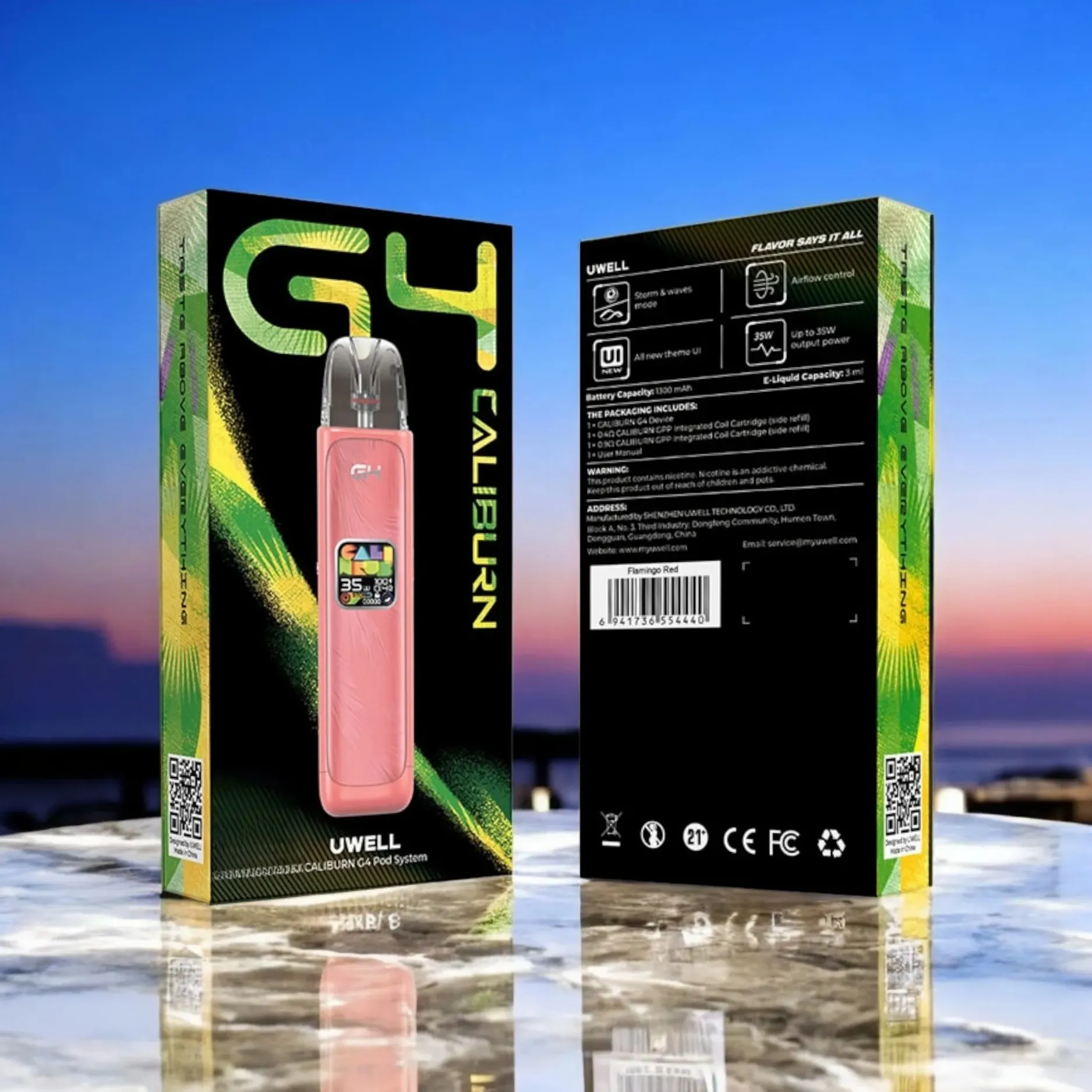 Uwell Caliburn G4 Pod Kit 1300mAh In UAE