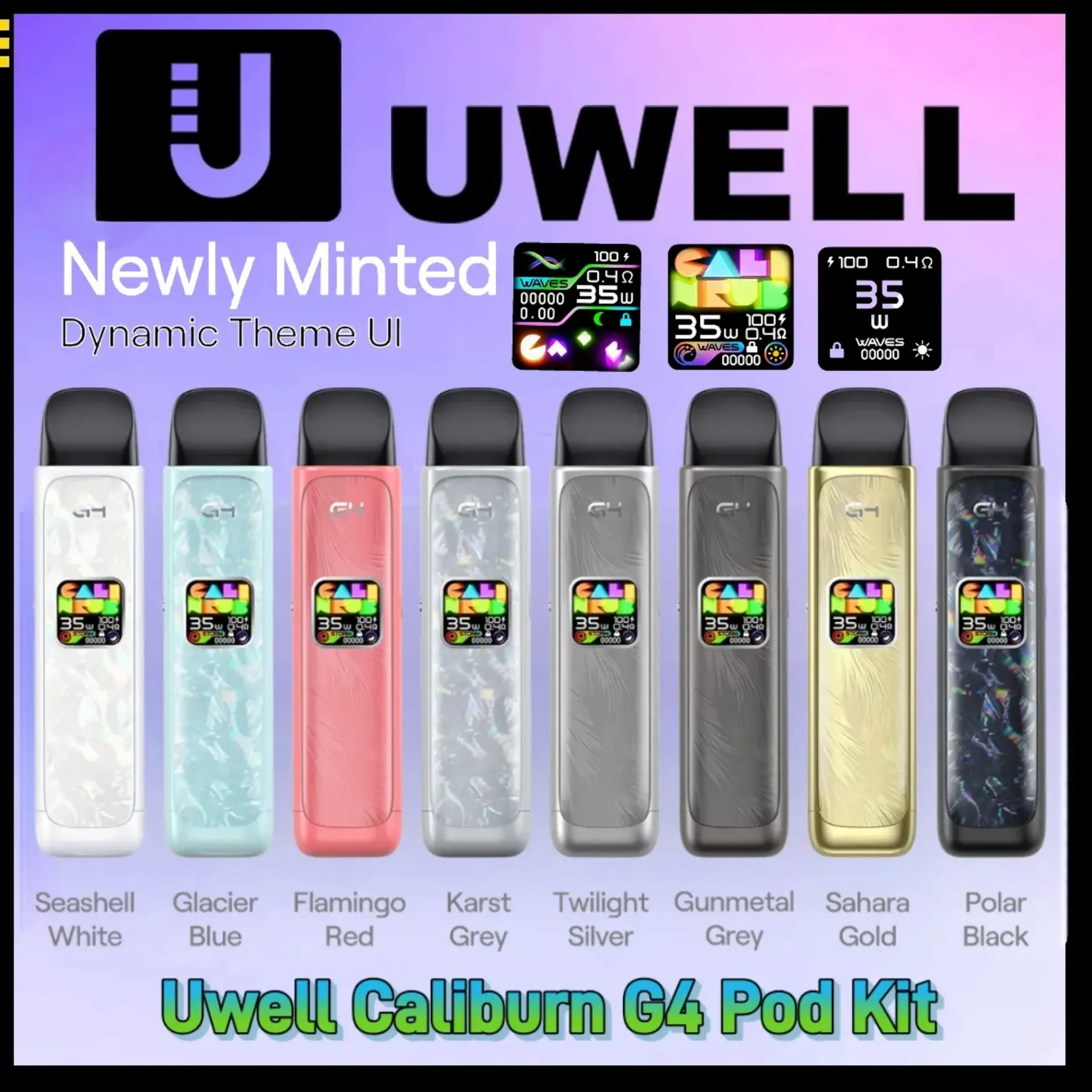 Uwell Caliburn G4 Pod Kit 1300mAh In UAE
