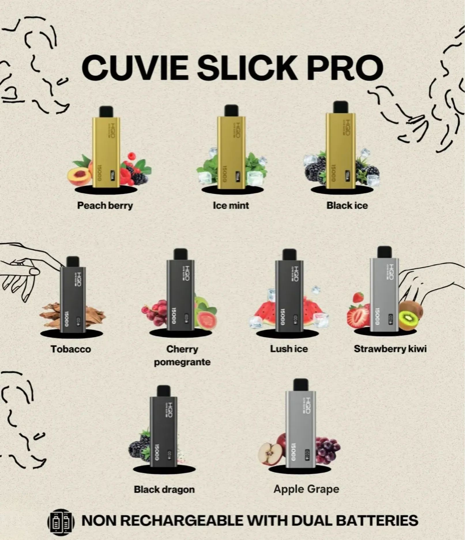 HQD-Cuvie-Slick-Pro-15000